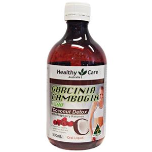 Healthy Care Garcinia Cambogia Liquid With Coconut Detox 500ml