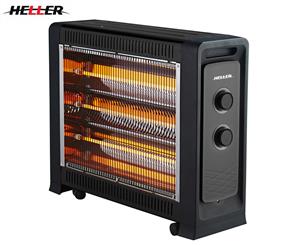 Heller 2400W Quartz Radiant Heater - Black