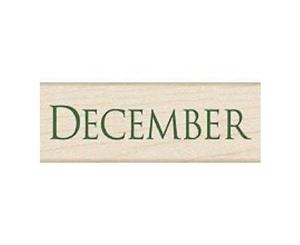 Hero Arts - Wood Mounted Stamp - December