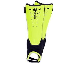 Hyundai A-League Shin Guard/Pads w/ Ankle Sock/Sports/Soccer Medium Size/Lime