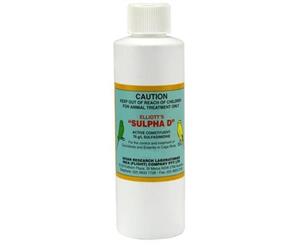 Inca Elliott Sulpha D Control Coccidiosis & Enteritis For Birds 125ml(S7450)