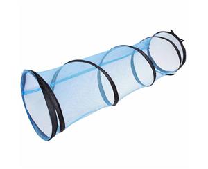 Jackson Galaxy Cat Crawl Mesh Tunnel Blue