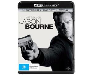 Jason Bourne 4K Ultra HD Blu-ray Digital Download UHD Region B