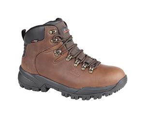 Johnscliffe Mens Canyon Leather Superlight Hiking Boots (Conker Brown) - DF552