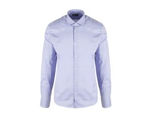 Just Cavalli Men's Shirt In Light Blue