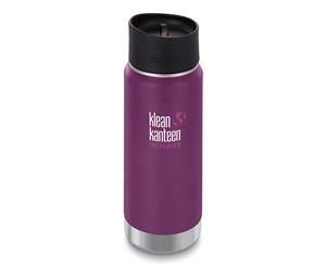 KLEAN KANTEEN INSULATED WIDE CAFE CAP 16oz 473ml WINTER PLUM