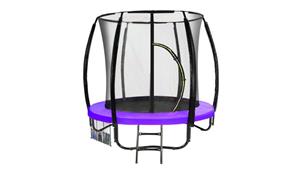 Kahuna 6ft Reversible Trampoline - Purple/Green