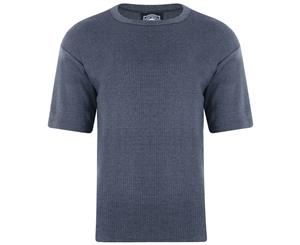 Kam Jeanswear Mens Thermal T-Shirt (Charcoal) - KJ197