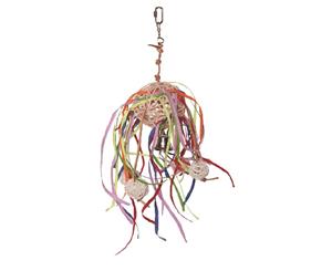 Kazoo Wicker Ball With Hanging Vines