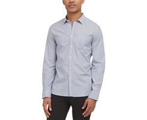 Kenneth Cole New York Mens P Cotton Button-Down Shirt