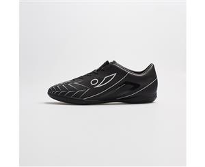 Kids Concave Halo + IN - Black/White Football Boots