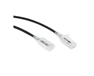 Konix 0.3M Slim CAT6 UTP Patch Cable LSZH in Black