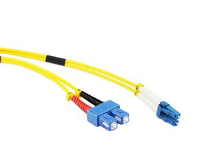 Konix 15M LC-SC OS1/OS2 9/125 Singlemode Duplex Fibre Patch Cable