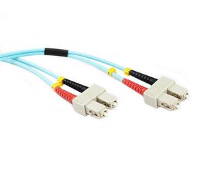 Konix 1M SC-SC OM4 50/125 Multimode Duplex Fibre Patch Cable