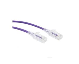 Konix 2M Slim CAT6 UTP Patch Cable LSZH in Purple