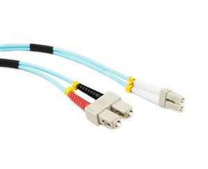 Konix 40M LC-SC OM4 50/125 Multimode Duplex Fibre Patch Cable