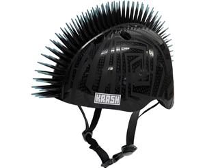 Krash Black Gator Bike Helmet Youth Medium