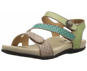 L'Artiste by Spring Step Womens Novato Leather Open Toe Casual Strappy Sandals