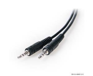 Laser 1m 3.5mm Stereo Audio Cable - Male to Male