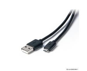 Laser 1m USB 2.0 Type A to Type B Micro Cable Male to Male