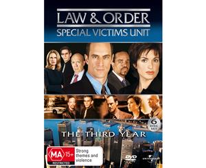 Law and Order Special Victims Unit Season 3 DVD Region 4