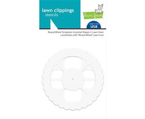 Lawn Fawn - Lawn Clippings Stencils Reveal Wheel Essential Shapes