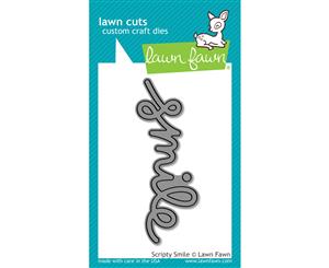 Lawn Fawn Cuts Scripty Smile Die LF1198