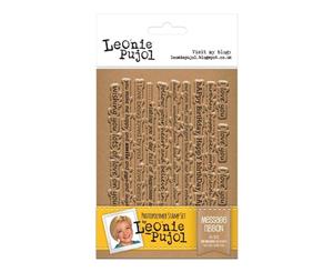 Leonie Pujol Clear Stamp Set A6 - Message Ribbon