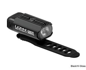 Lezyne Hecto Drive 500XL USB LED 500lm Front Light Hi-Gloss Black