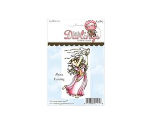 Little Darlings Unmounted Rubber Stamp 4X6 inch - Alaina Dancing