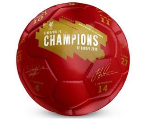 Liverpool FC Champions Of Europe Football Signature