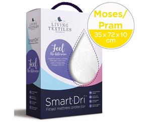 Living Textiles Smart-Dri Waterproof mattress protector Moses/Pram