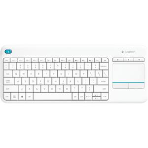 Logitech K400 Plus Wireless Touch Keyboard (White)