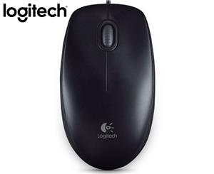 Logitech M100R USB Mouse - Black