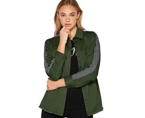 Lorna Jane Women's Jasper Long Sleeve Jacket - Army Green