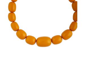 Lovisa Yellow Acrylic Bead Short Necklace