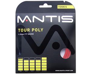 MANTIS Tour Polyester 17G String Set 12m Red