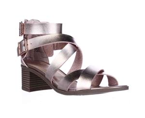 MG35 Danee Block Heel Strappy Sandals Rose Gold