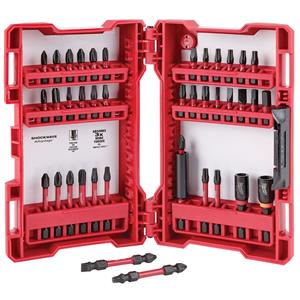 MILWAUKEE Impact Screwdriver Bit Set - SHOCKWAVE - 40 Piece