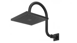 Methven Rere Swan Wall Shower Arm - Matte Black