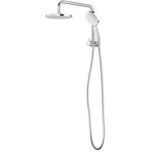 Methven WELS 3 Star 9L/min Krome 120 3 Function Short Twin Shower System