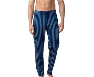 Mey Men 20960 Lounge Striped Cotton Pyjama Pant - Neptune Blue