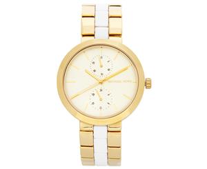 Michael Kors Women's 38mm Garner Watch - Gold/White/Gold