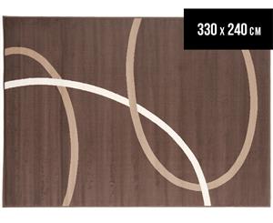 Modern 330x240cm Fashion Rug - Brown