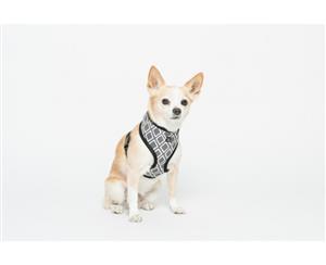 Mog & Bone Neoprene Dog Harness Ikat Print Large Grey (DAM3084)