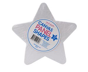 Mont Marte Canvas Panel Shapes 8pc - Star