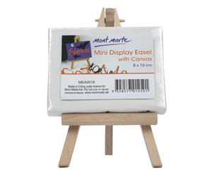 Mont Marte Mini Display Easel with Canvas 8 x 10cm