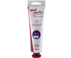 Mont Marte Oil Paint 100ml Tube - Purple