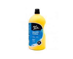 Mont Marte Studio Acrylic Paint - Medium Yellow