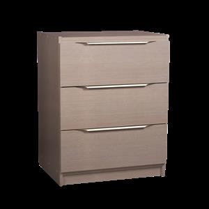 Multistore 780 x 500 x 450mm 3 Jumbo Drawer Storage Unit - Light Oak